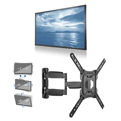 ACT Full Motion TV Wall Mount 23" to 55" VESA Black – 2. kép