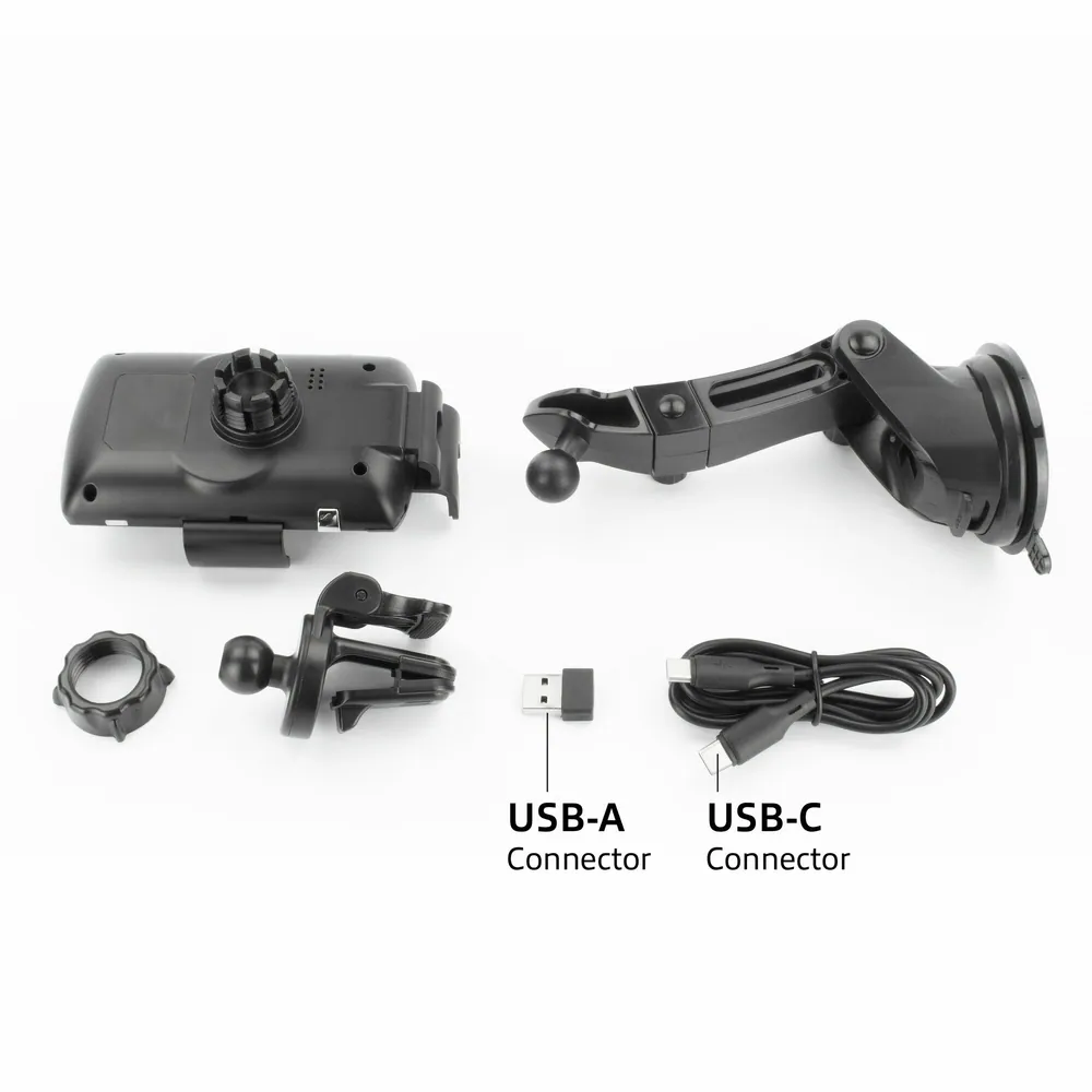 ACT AC9010 Automatic smartphone car mount with wireless charging Black – 8. kép