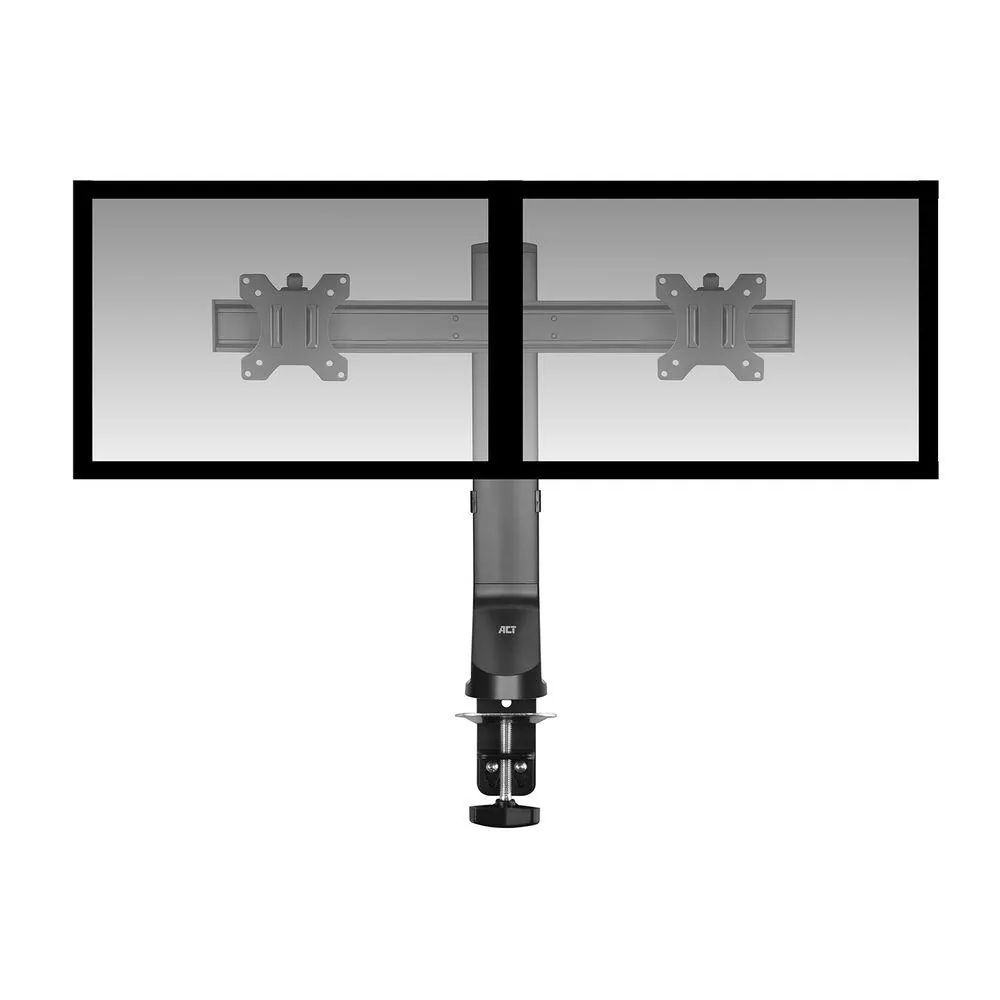 ACT AC8322 Dual Monitor Arm Office Quick Height Adjustment 10"-27" Black – 2. kép