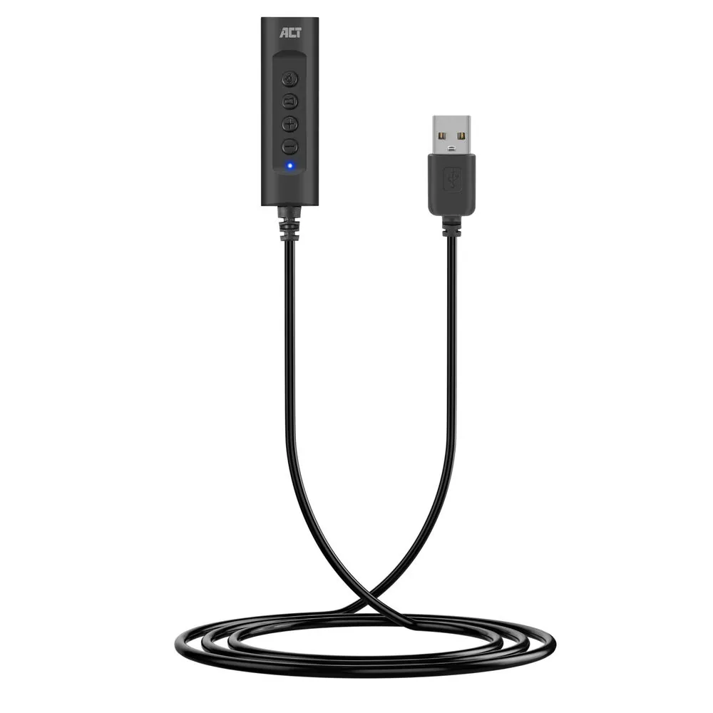 ACT AC9360 USB-A External Sound Card 2.0 USB Hangkártya – 2. kép