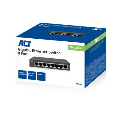 ACT AC4418 8-Port Gigabit Ethernet Switch – 2. kép