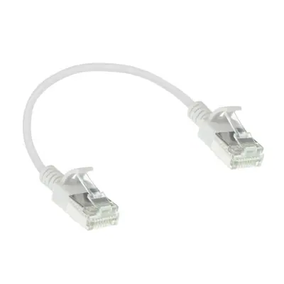 ACT CAT6A U-FTP Patch Cable 0,15m White – 2. kép