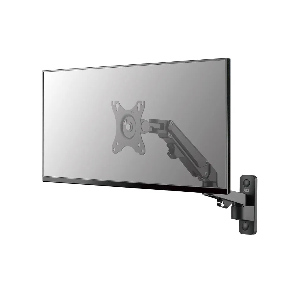 ACT AC8310 Monitor wall mount with gas spring 1 screen Black – 2. kép