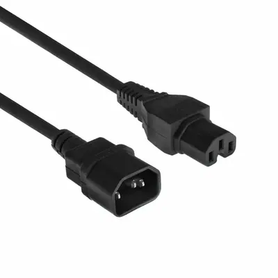 ACT Powercord C14 - C15 3m Black
