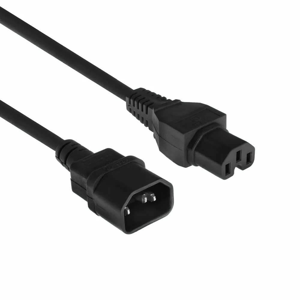 ACT Powercord C14 - C15 3m Black