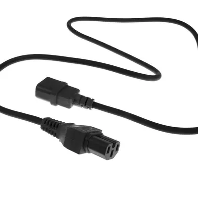 ACT Powercord C14 - C15 3m Black – 2. kép