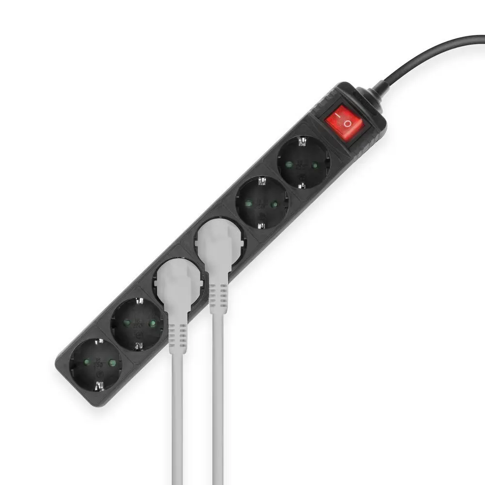 ACT Hálózati Elosztó Kapcsolóval 6DIN 3m Black – 3. kép