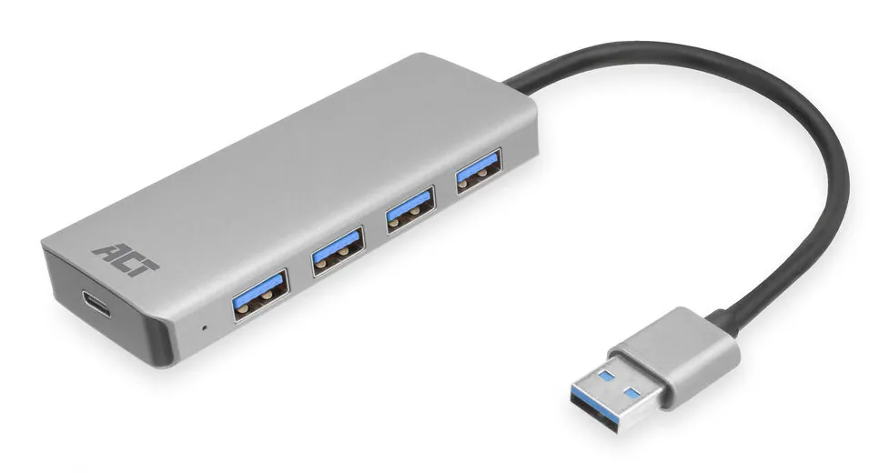ACT AC6121 4-portos USB3.0 HUB Grey