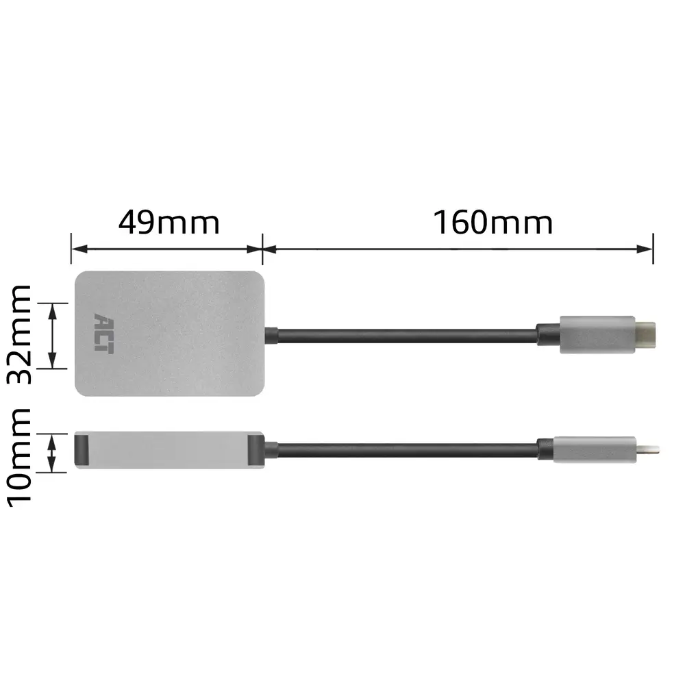 ACT AC7056 Card Reader Silver – 8. kép