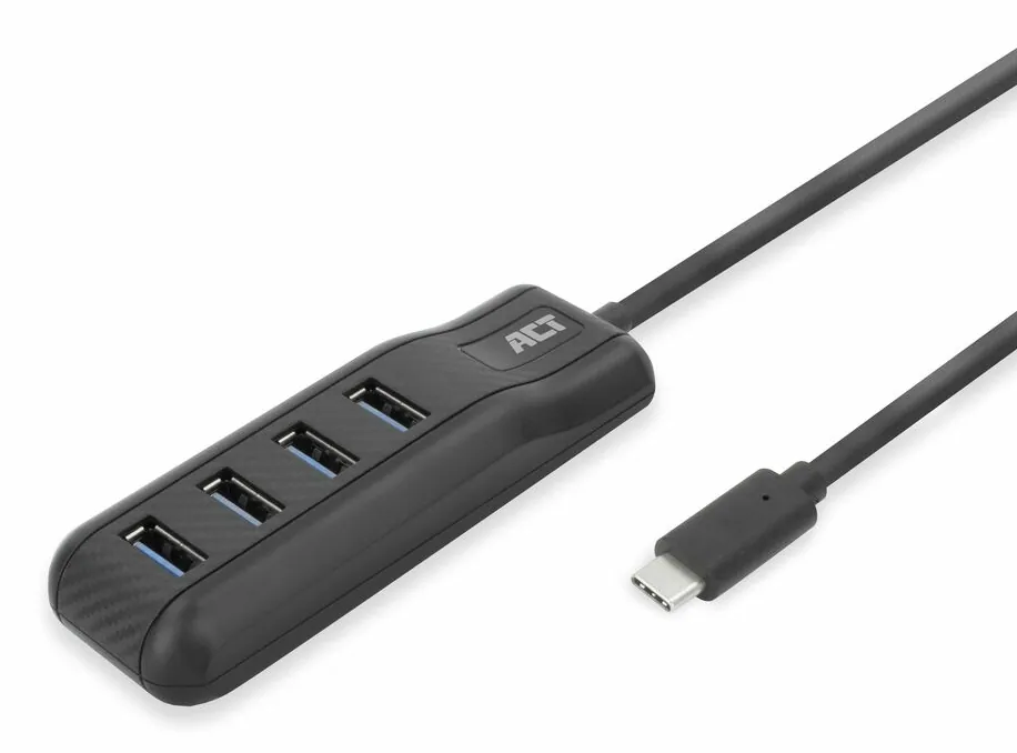ACT AC6420 4-portos USB3.2 HUB Black