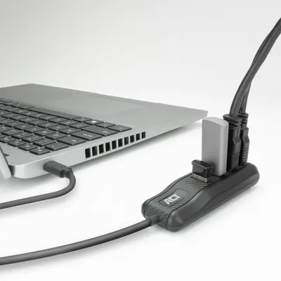 ACT AC6420 4-portos USB3.2 HUB Black – 2. kép