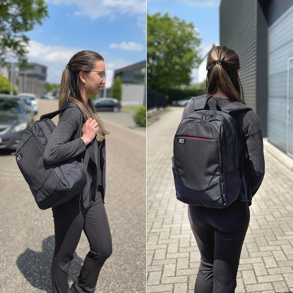 ACT AC8565 Suburb Backpack for laptops up to 15,6" Black – 3. kép