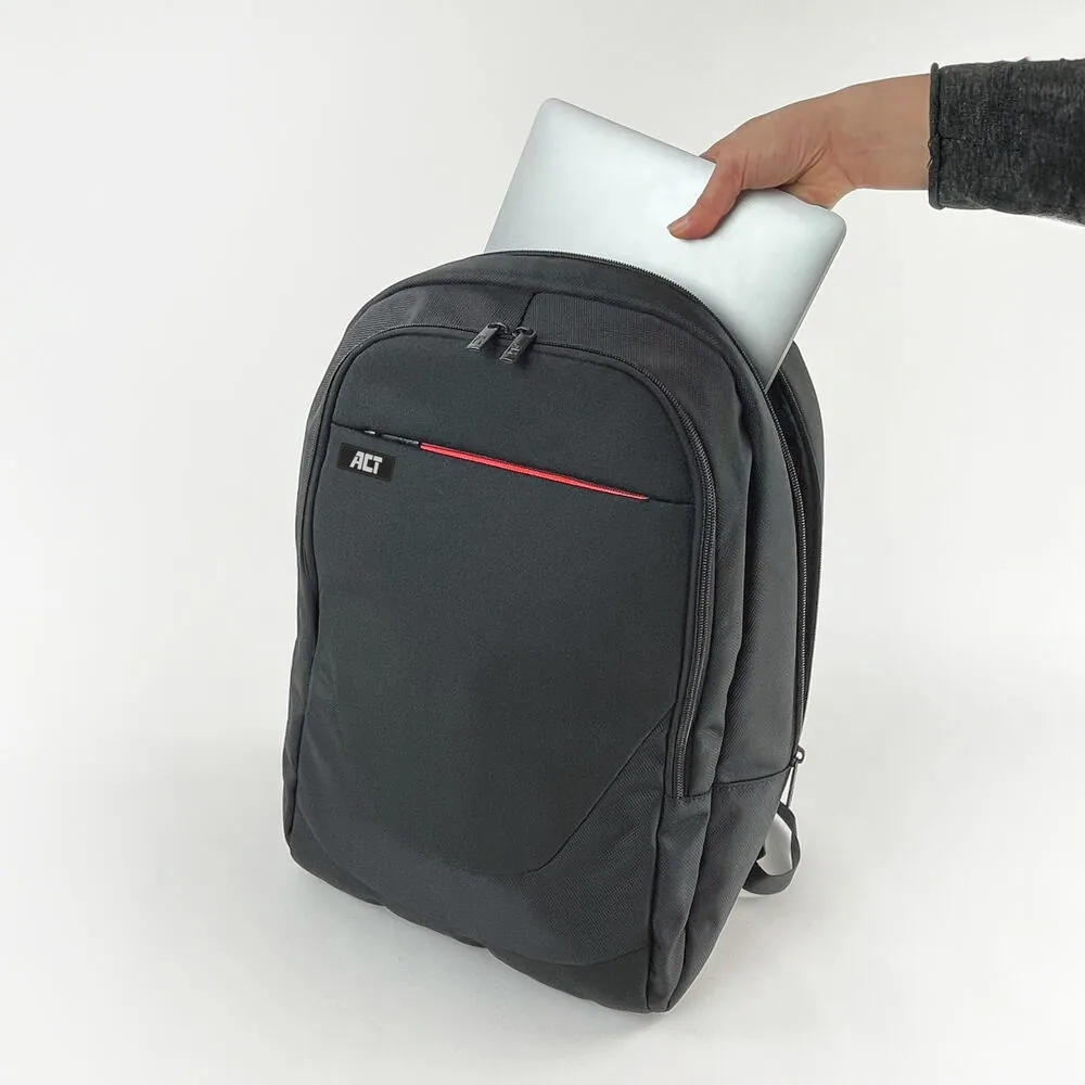 ACT AC8565 Suburb Backpack for laptops up to 15,6" Black – 4. kép