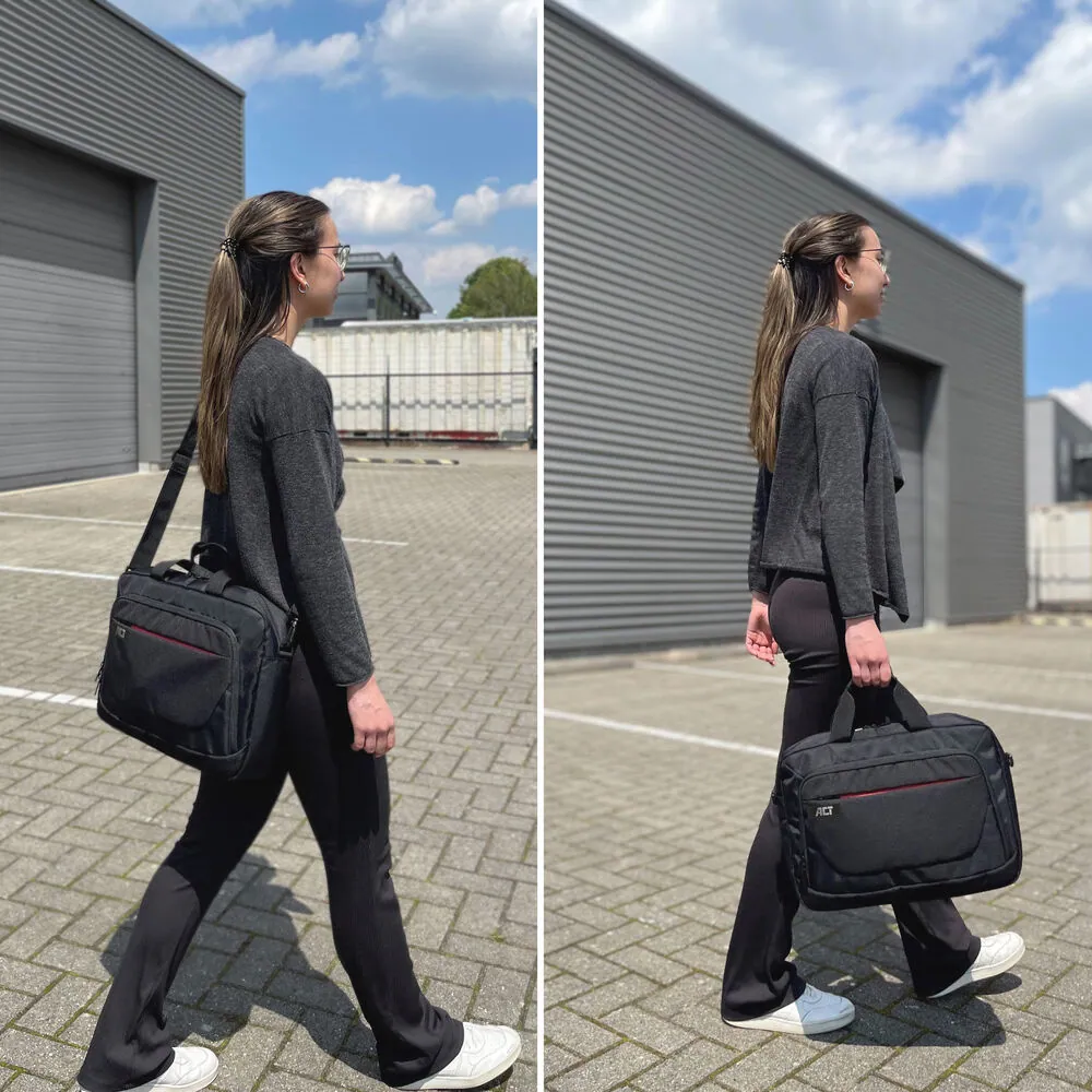 ACT AC8570 Suburb shoulder bag for laptops up to 15,6" Black – 3. kép