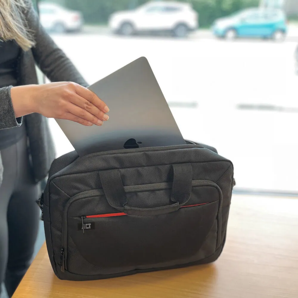 ACT AC8570 Suburb shoulder bag for laptops up to 15,6" Black – 4. kép