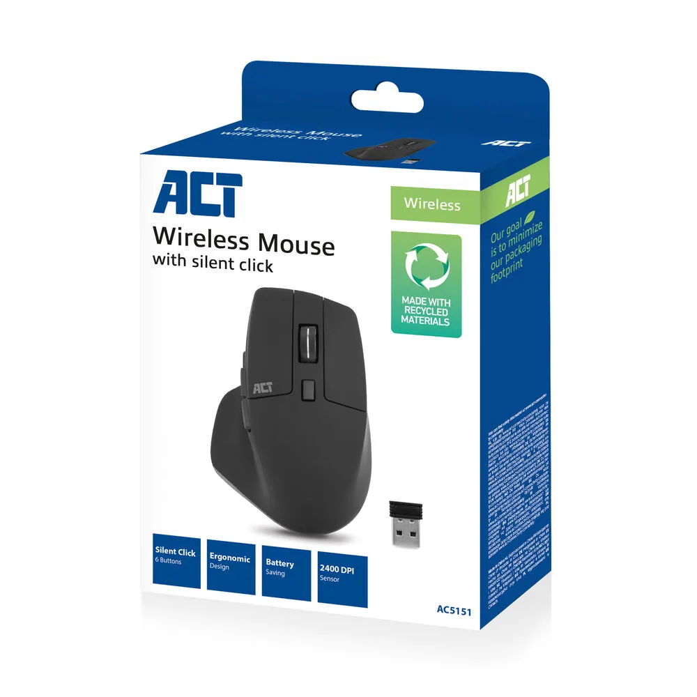 ACT AC5151 Wireless Mouse Black – 2. kép