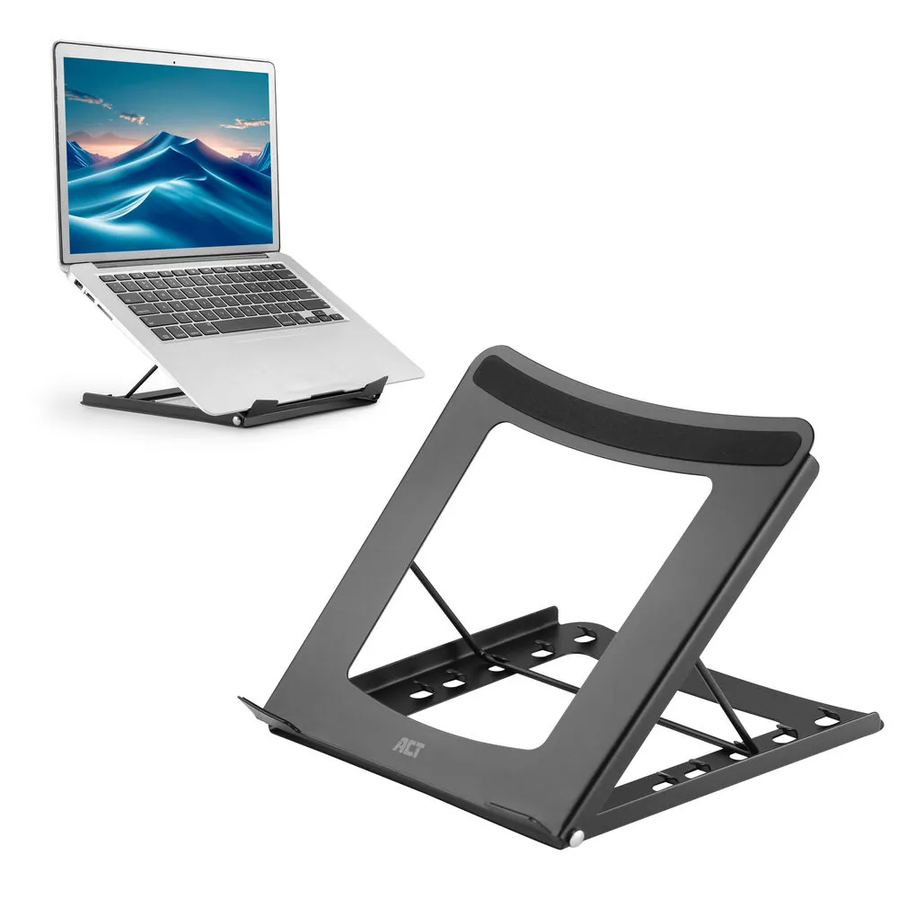 ACT AC8145 Összecsukható laptop állvány 5 állítható magasságú pozícióval – 3. kép