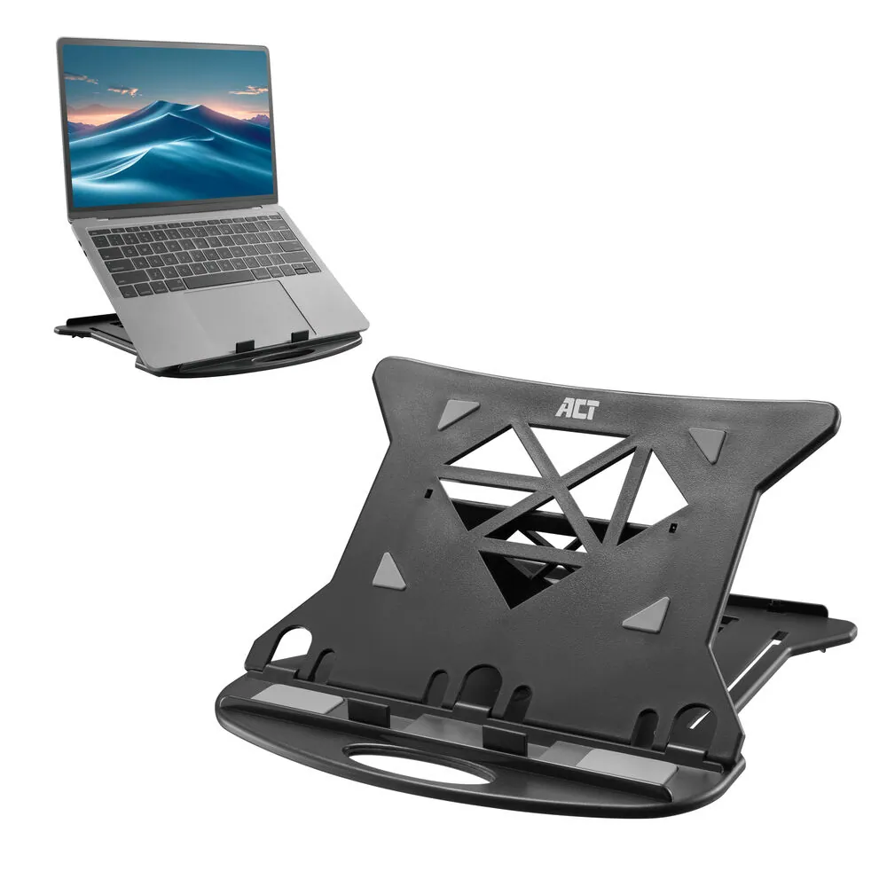ACT AC8150 Összecsukható laptopállvány 7 állítható magasságú pozícióval – 3. kép
