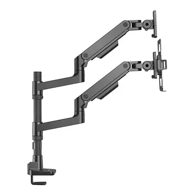 ACT AC8341 Single Monitor Arm and Laptop Arm Office Premium with Gas Spring Pole Mounted – 2. kép