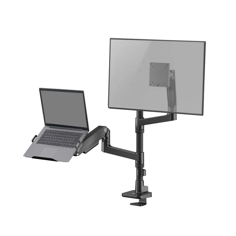 ACT AC8341 Single Monitor Arm and Laptop Arm Office Premium with Gas Spring Pole Mounted – 4. kép