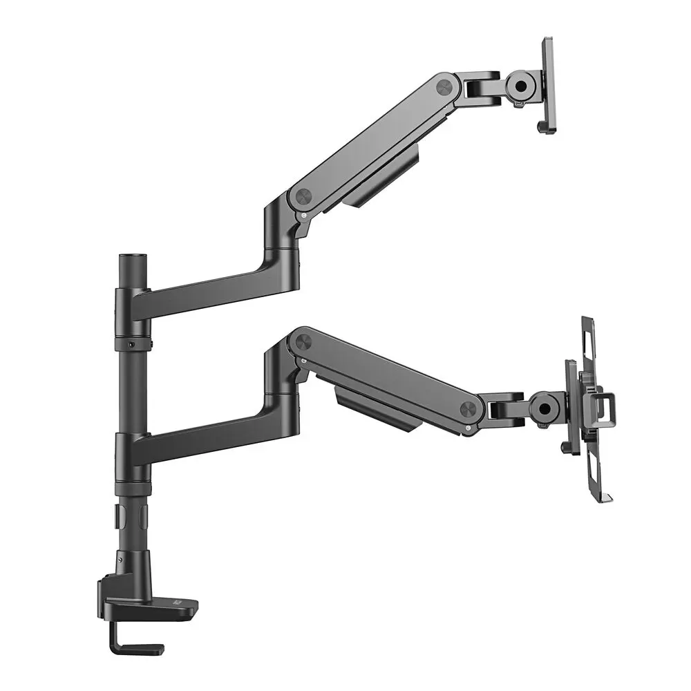 ACT AC8341 Single Monitor Arm and Laptop Arm Office Premium with Gas Spring Pole Mounted – 6. kép