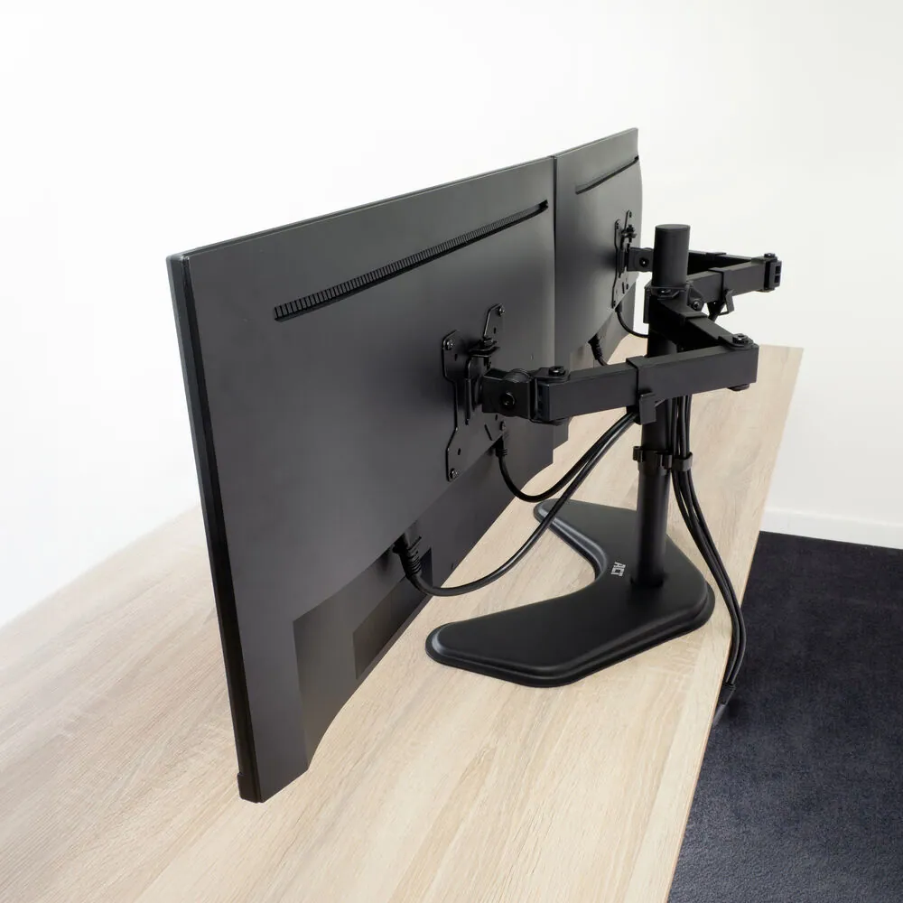 ACT AC8362 Dual Monitor arm desk stand 32" Black – 3. kép