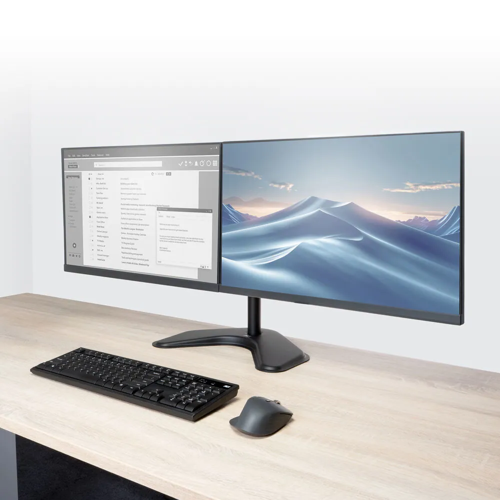 ACT AC8362 Dual Monitor arm desk stand 32" Black – 6. kép