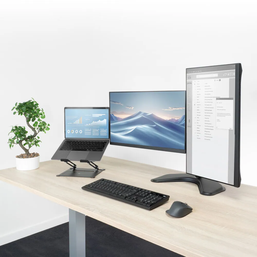 ACT AC8362 Dual Monitor arm desk stand 32" Black – 7. kép