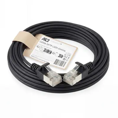 ACT CAT6A S-FTP Patch Cable 10m Black – 2. kép