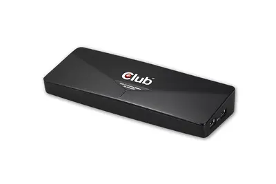 Club 3D Notebook Dokkoló - CSV-3103D (DUAL DISPLAY/4K, 3.2 USB-A to HDMI, DP, DVI-D, 3xUSB-A, RJ45, 3.5 Jack Audio +Mic)