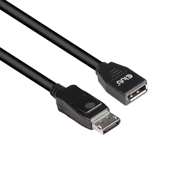 Club 3D Kábel - CAC-1022 (DisplayPort 1.4 HBR3, 8K60Hz, 4K144Hz, 2m, M/F, 32.4Gbps)