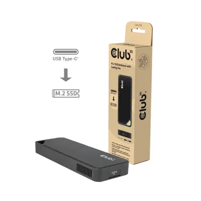 Club 3D Külső SSD ház - CAC-2510 (M.2 SSD, Hűtés, USB4, 40Gbps)