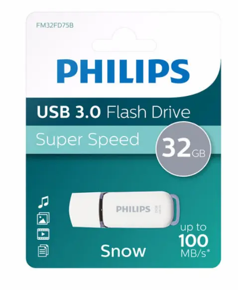 USB Flash Ram 32GB Philips Snow USB 3.0 – 2. kép