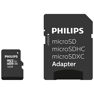 SD Micro   32GB HC Philips 1Adapter UHS-I U1