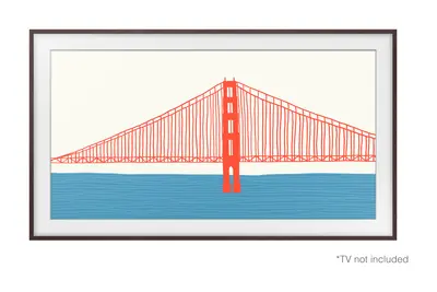 SAMSUNG VG-SCFA43BWBXC 43" The Frame TV keret modern barna – 2. kép