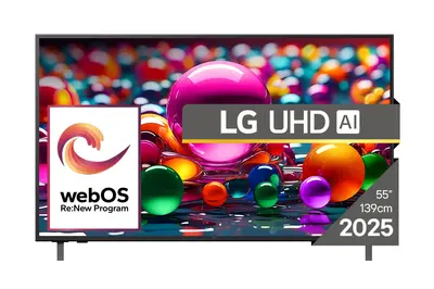 LG 55UA75003LA 55"/139cm, UHD AI 4K Smart TV, 3840x2160, 3xHDMI/1xUSB/Wifi/LAN