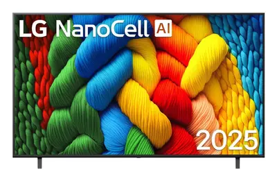 LG 55NANO80A3B 55"/139cm, NanoCell AI 4K Smart TV, 3840x2160, 3xHDMI/2xUSB/Wifi/LAN