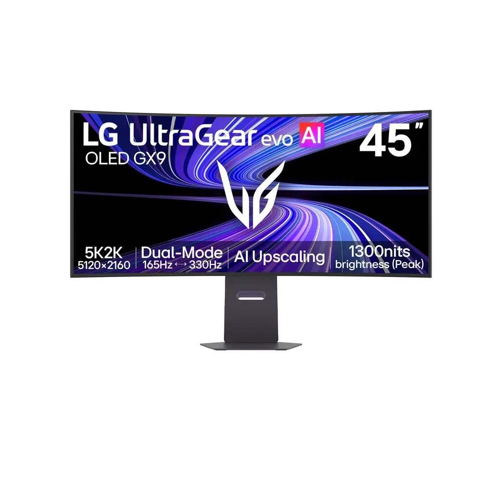 LG UltraGear OLED 330 Hz Gaming monitor 45GX950B 45",5120x2160, 21:9, 275cd/m2, HDMIx2/DisplayPort/USBx2/USB-C – 2. kép