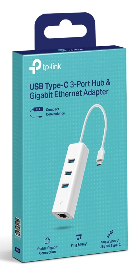 TP-Link UE330C USB Type-C 3-Port Hub & Gigabit Ethernet Adapter – 4. kép