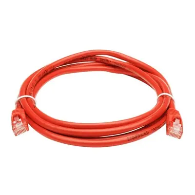 OEM RJ45 CAT6 UTP - RJ45 CAT6 UTP M/M adatkábel 0.5m piros LSOH