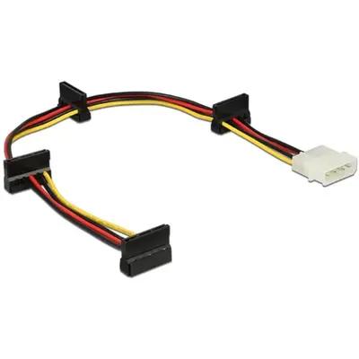 Delock Átalakító Kábel - 60142 (4 x SATA HDD > MOLEX tűs (apa))