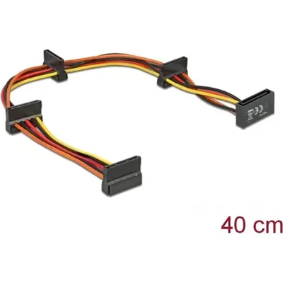 Delock Átalakító Kábel - 60141 (4 x SATA HDD > SATA tűs (apa))