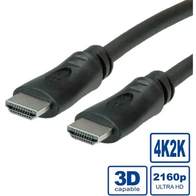 OEM HDMI 2.0 - HDMI 2.0 M/M video kábel 2m fekete