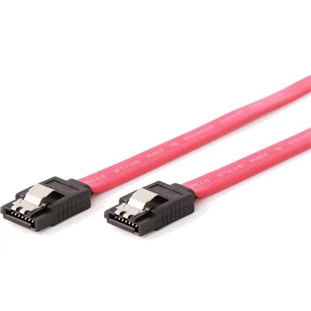 Gembird SATA3 30cm data cable metal clips Red