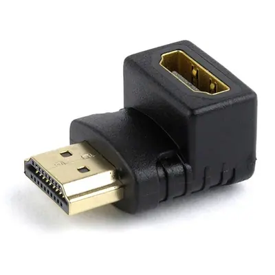 Gembird A-HDMI90-FML HDMI right angle adapter 90° downwards Black