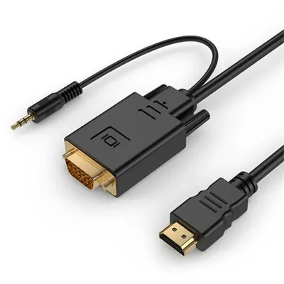 Gembird A-HDMI-VGA-03-6 HDMI to VGA and audio adapter cable single port 1,8m Black