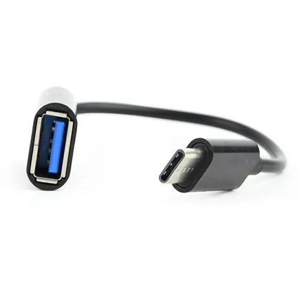 Gembird AB-OTG-CMAF2-01 USB 2.0 OTG Type-C adapter cable (CM/AF) Black