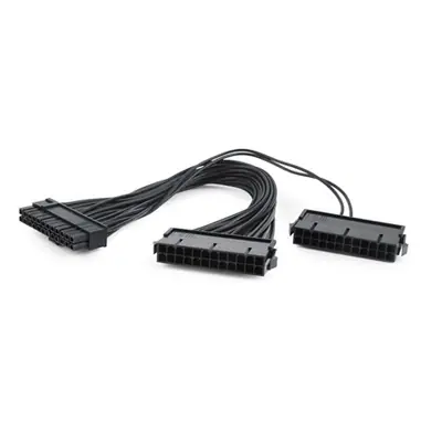 Gembird CC-PSU24-01 Dual 24-pin internal PC power extension cable 0,3m Black