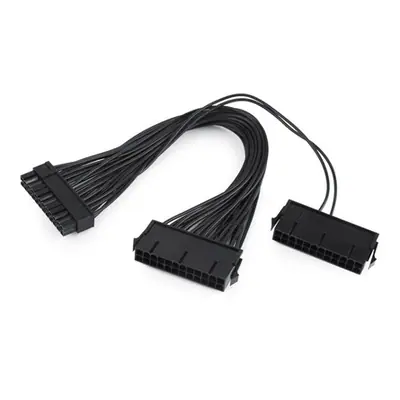 Gembird CC-PSU24-01 Dual 24-pin internal PC power extension cable 0,3m Black – 2. kép
