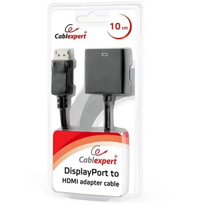Gembird DisplayPort to HDMI adapter cable Black – 2. kép